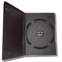 DVD Amaray Case Black With Overwrap 100 Pack