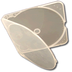 DiscSavers Clear CD Case - 100 Pack - Click Image to Close