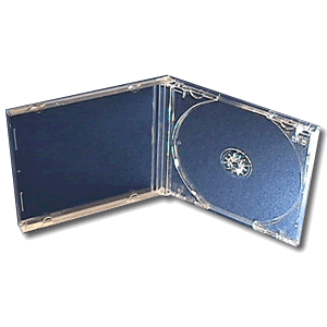 Jewel Case with Clear Tray - 100 Pack - Click Image to Close