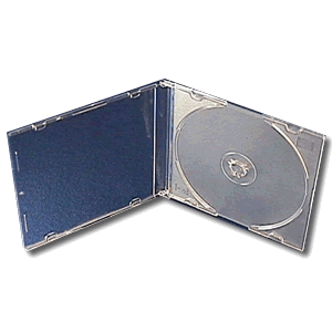 Jewel Case Slim 5.2 Clear/Clear - 100 Pack - Click Image to Close