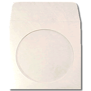 Tyvek CD Sleeve with Window and Flap 100 Pack - Click Image to Close
