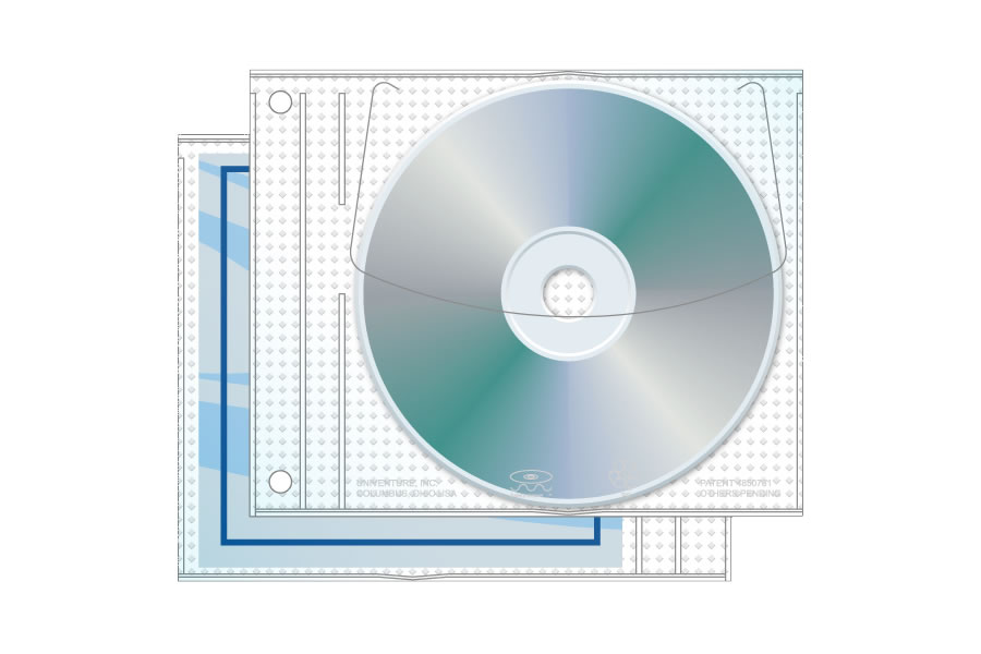 Vinyl Expanded Jewelpak CD/DVD Page 3 Ring Binder 100 Pack