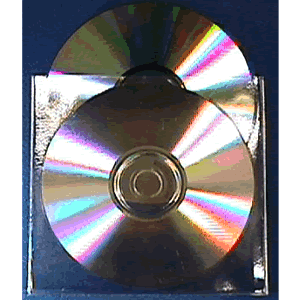 Vinyl CD 2 Pocket Sleeve NO Flap 25 Pack